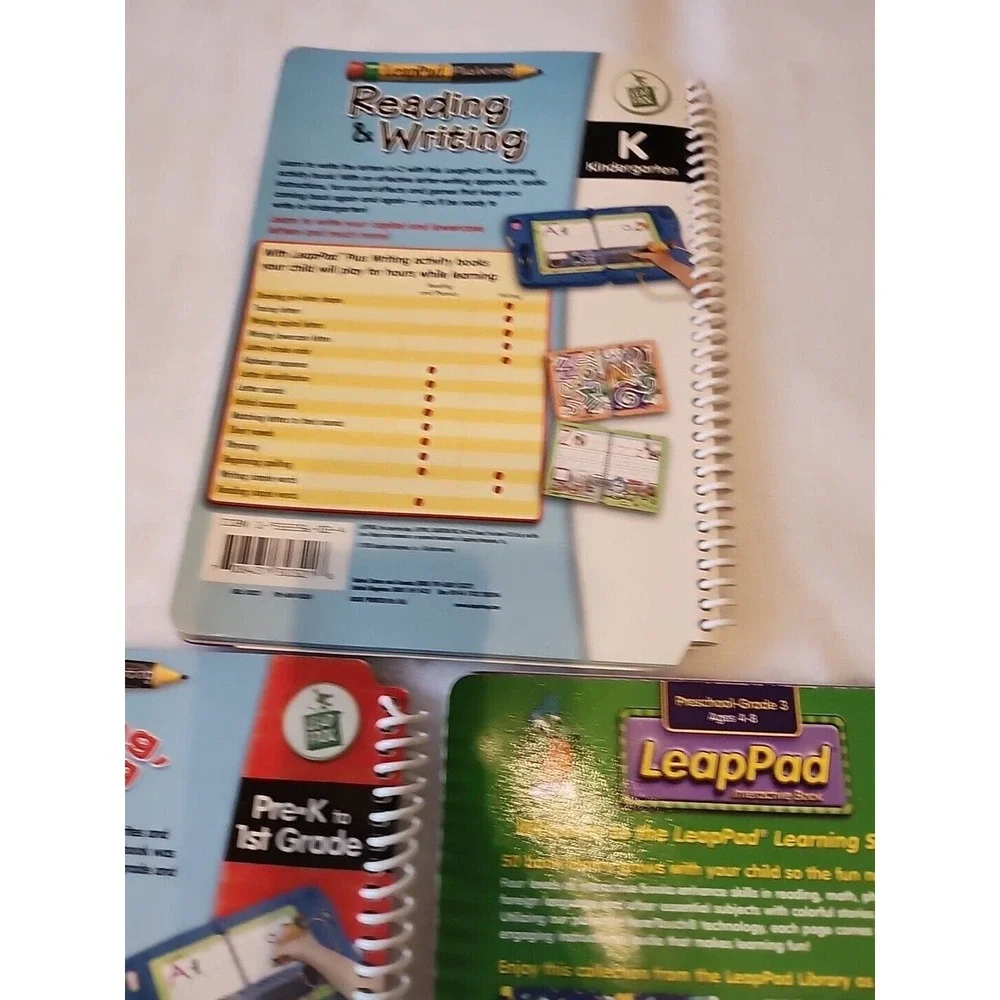 LeapFrog Lot of‎ 3 Books NO CARTRIDGES Reading